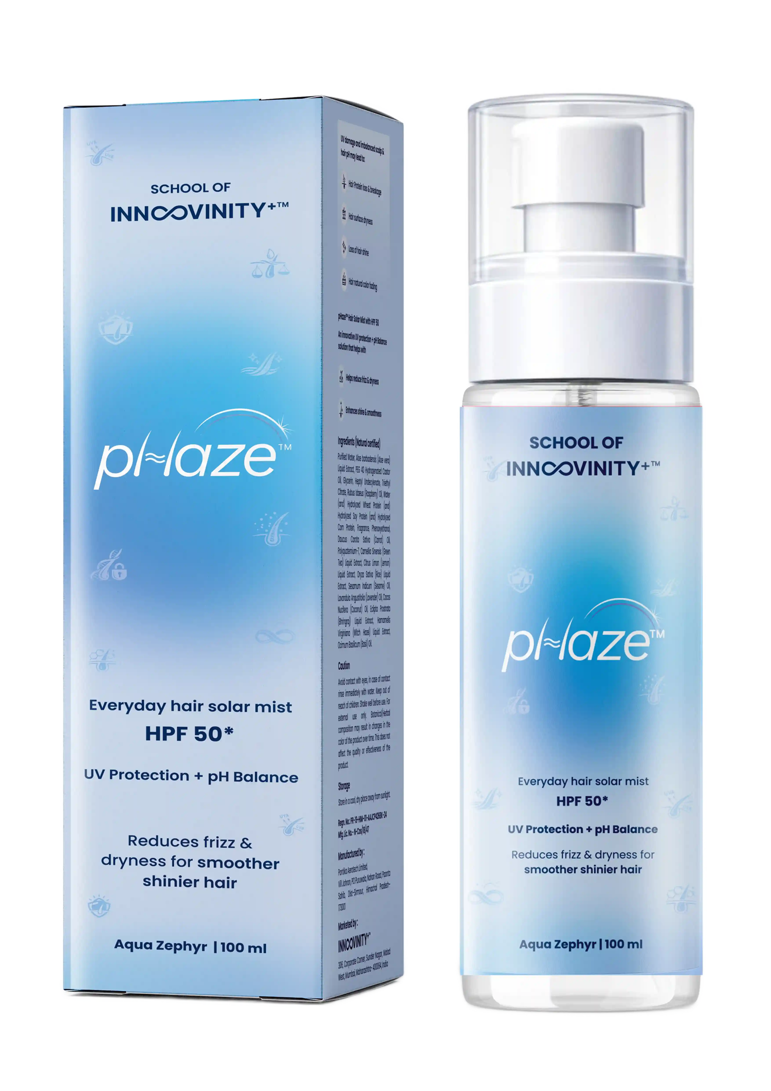 Aqua Zephyr pHaze™ Hair Solar Mist